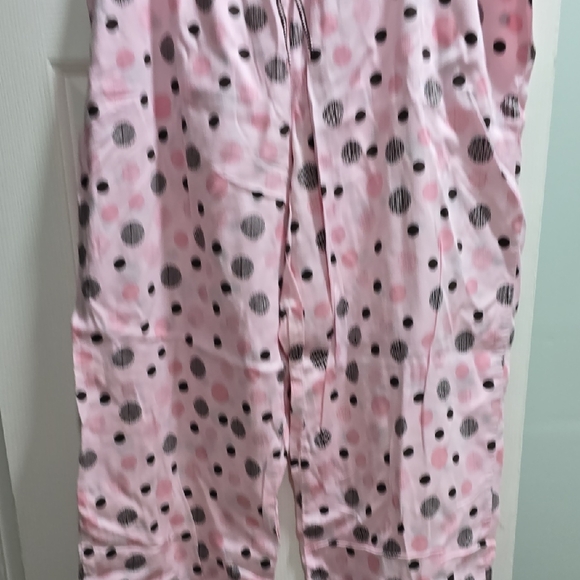 Alfani Pink Polka Dot Pajama Pants Woman's Size L - Picture 4 of 14